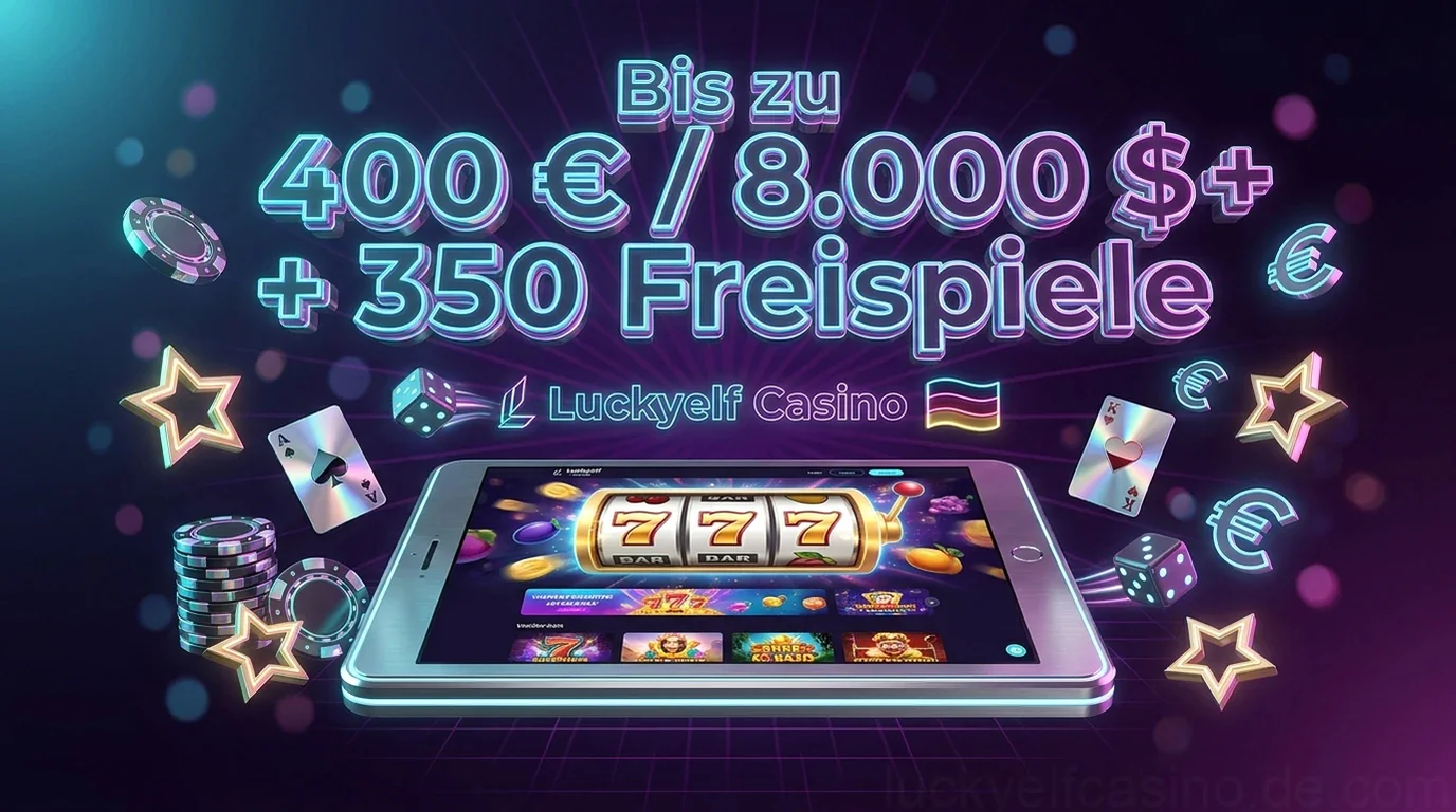 Bis zu 400 € / 8.000 $+ 350 Freispiele